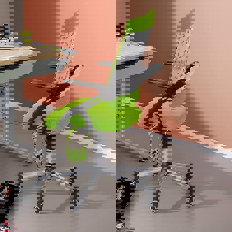 Bürostuhl Tio Silber Limette 3