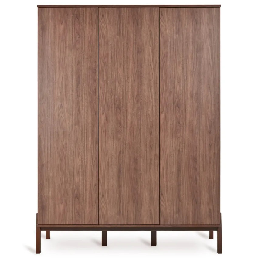 Kleiderschrank Ashi 3-türig, Chestnut