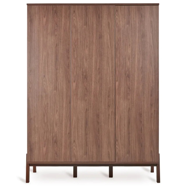 Kleiderschrank Ashi 3-türig, Chestnut