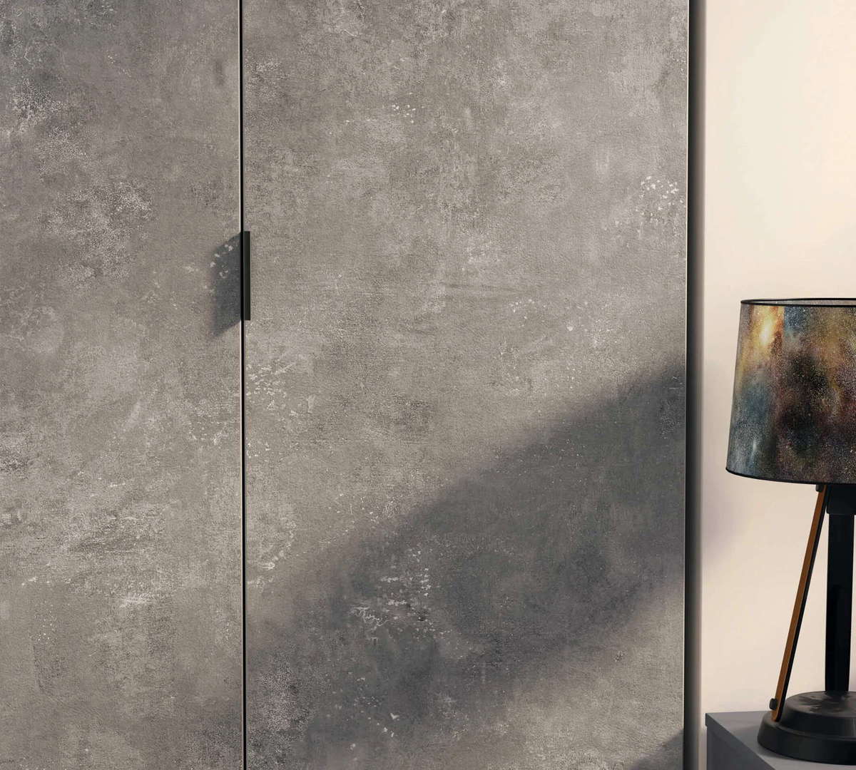 Kleiderschrank Space Gray 2-türig 7