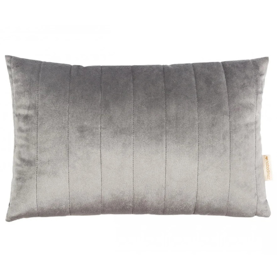 Kissen Akamba Velvet Slate Grau