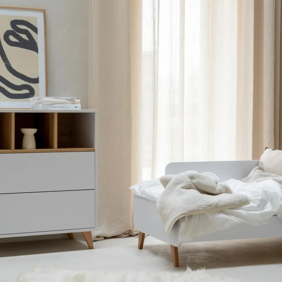 Rausfallschutz 90cm Weiss 4