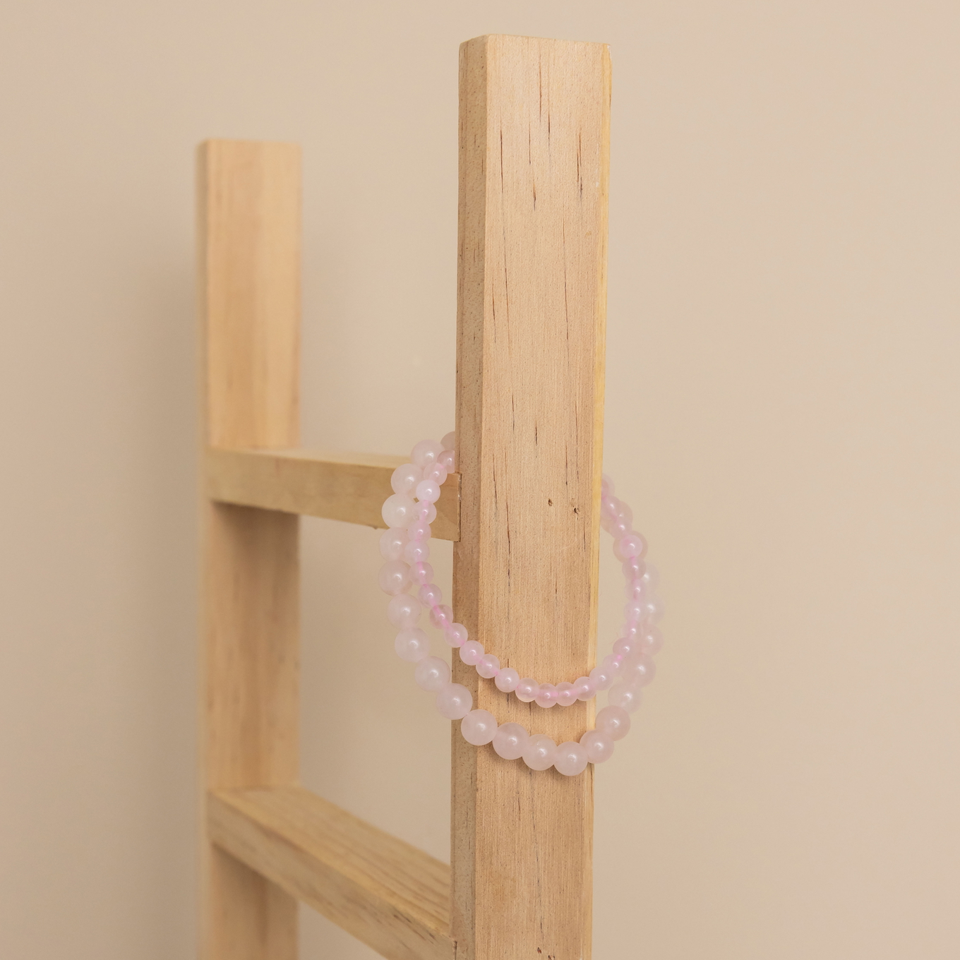 Mutter & Kind Armbänder-Set Rosenquarz #2