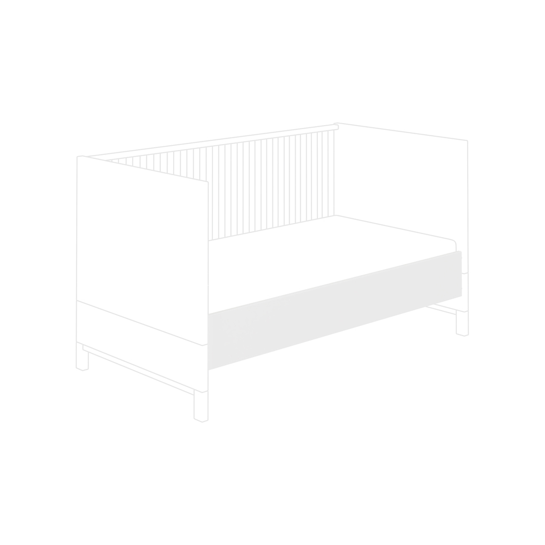 Umbauseiten für Babybett Olli Weiss 4