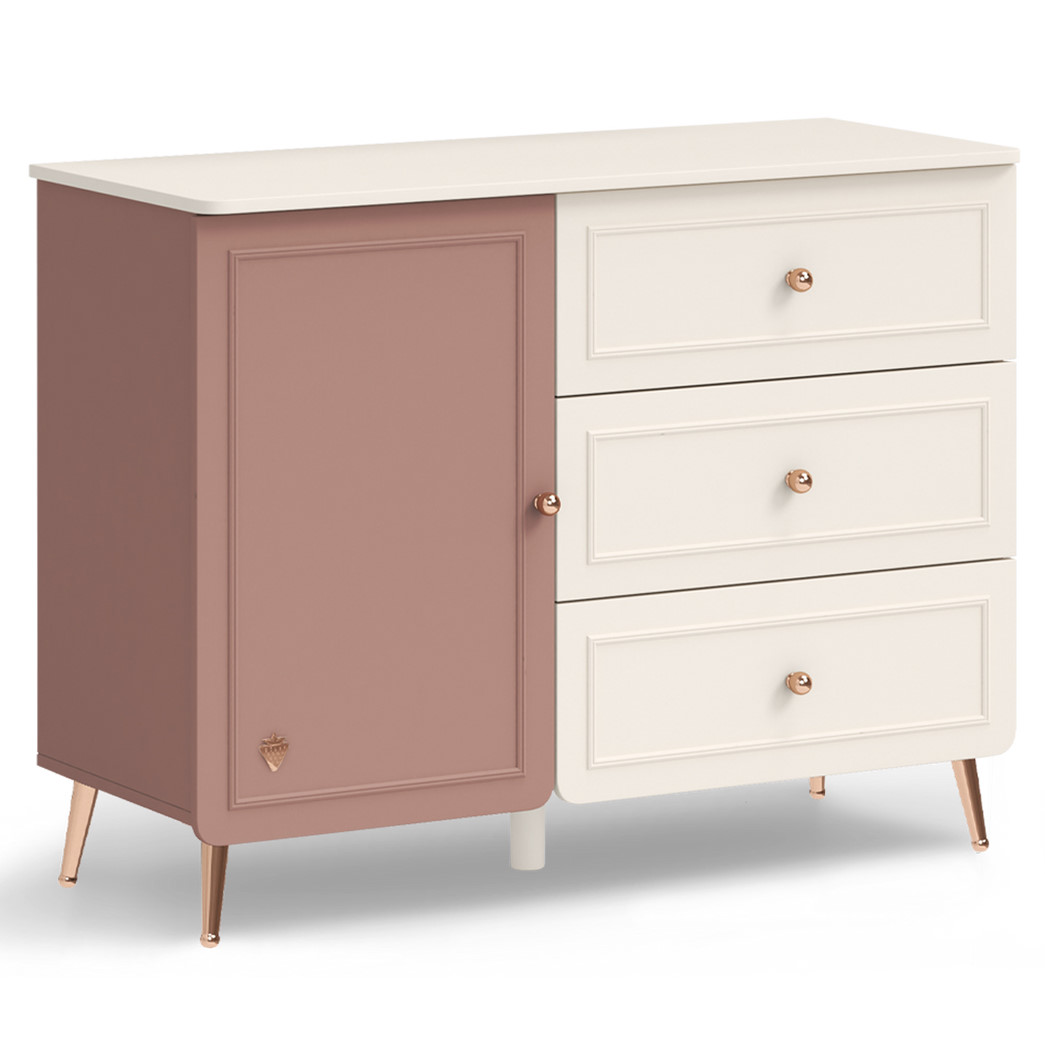 Kommode Elegance mit Schubladen, 1-türig