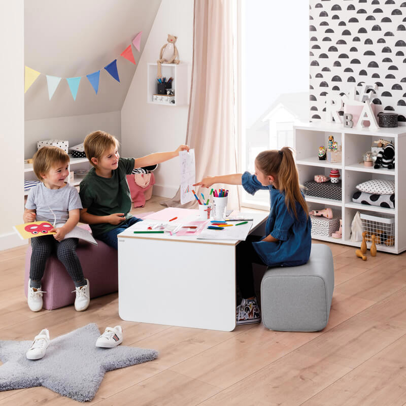 Hocker Fritzi Grau #2