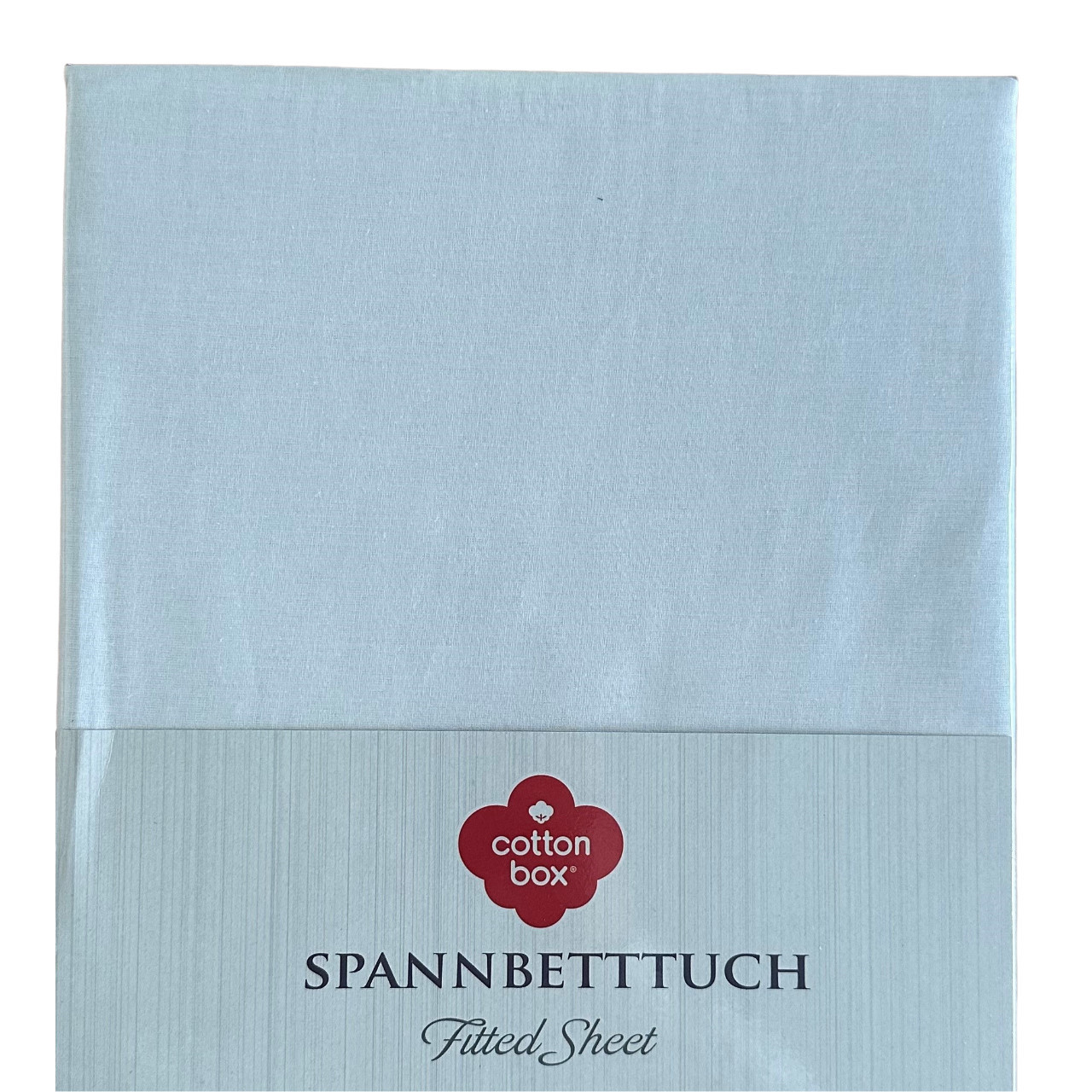 Fixleintuch Cotton Box Weiss, 90 x 190 cm