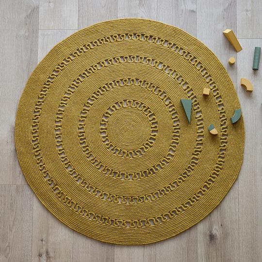 Teppich Bibek Mango, 110 x 110 cm 3