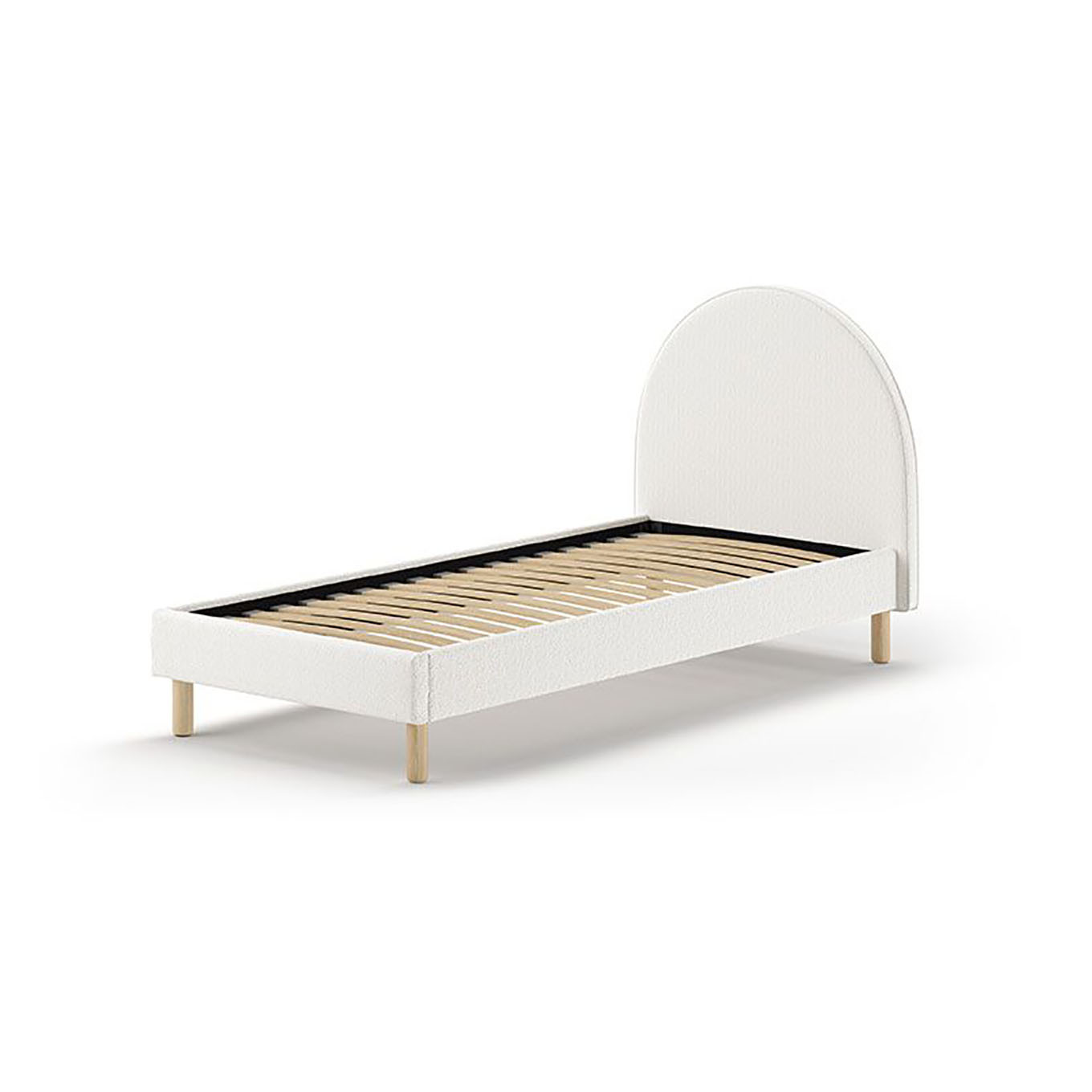 Bett Moon Weiss, 90 x 200 cm