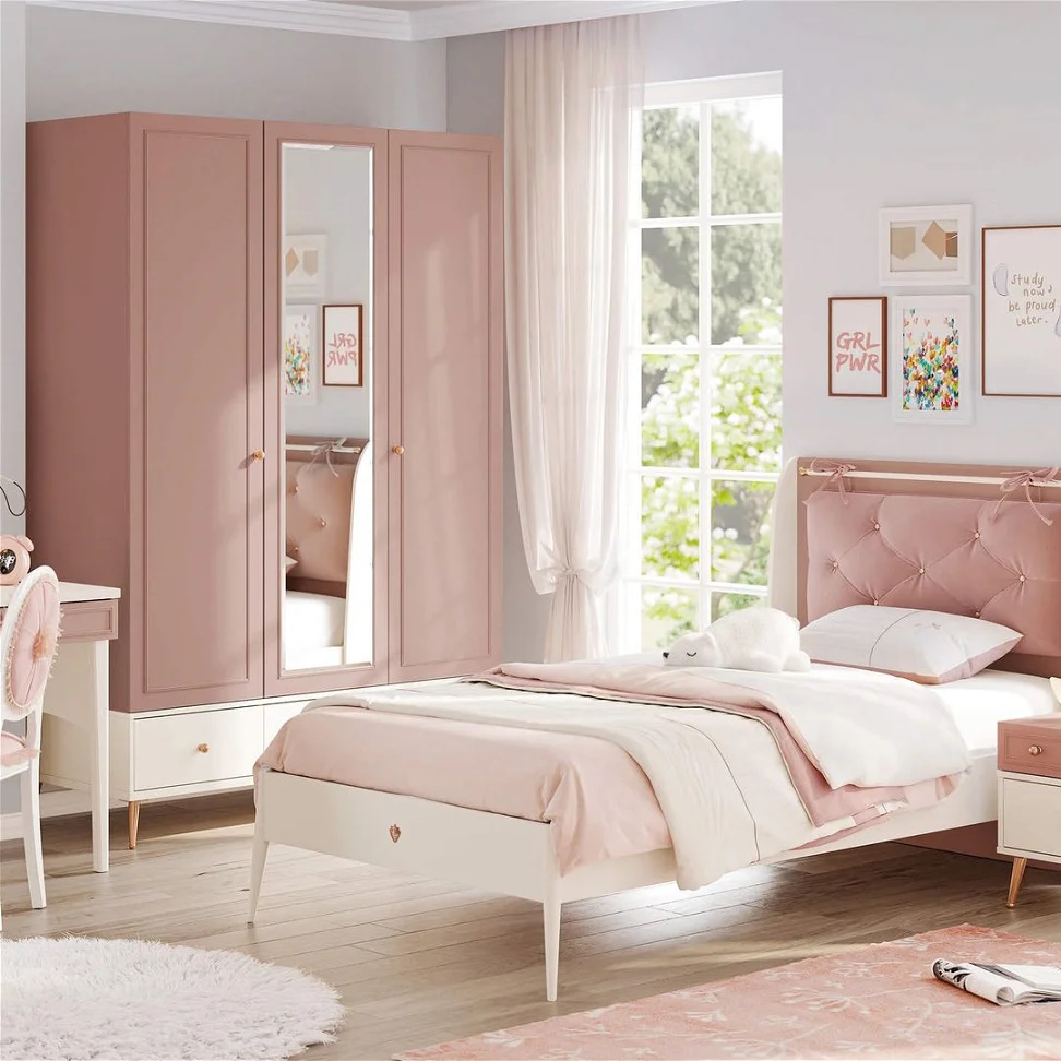 Kleiderschrank Elegance 3-türig mit Spiegel #2