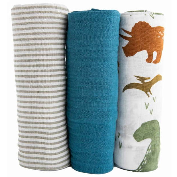 Pucktücher Dino Friends II 3er-Set