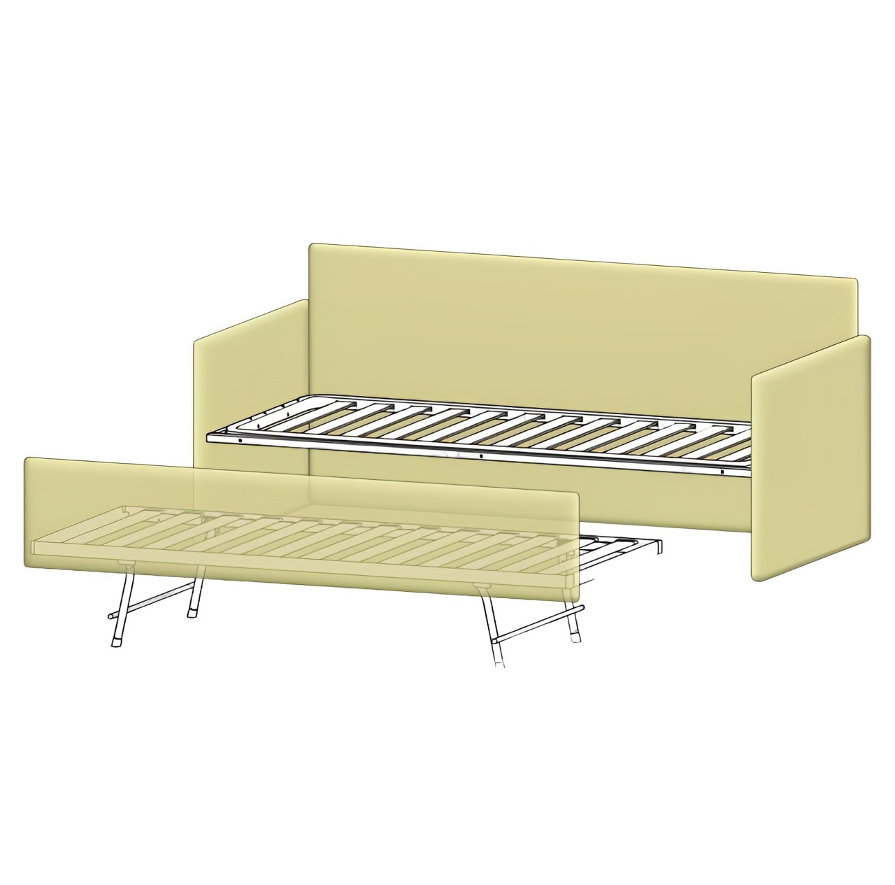 Sofabett Kind mit Ausziehbett #2