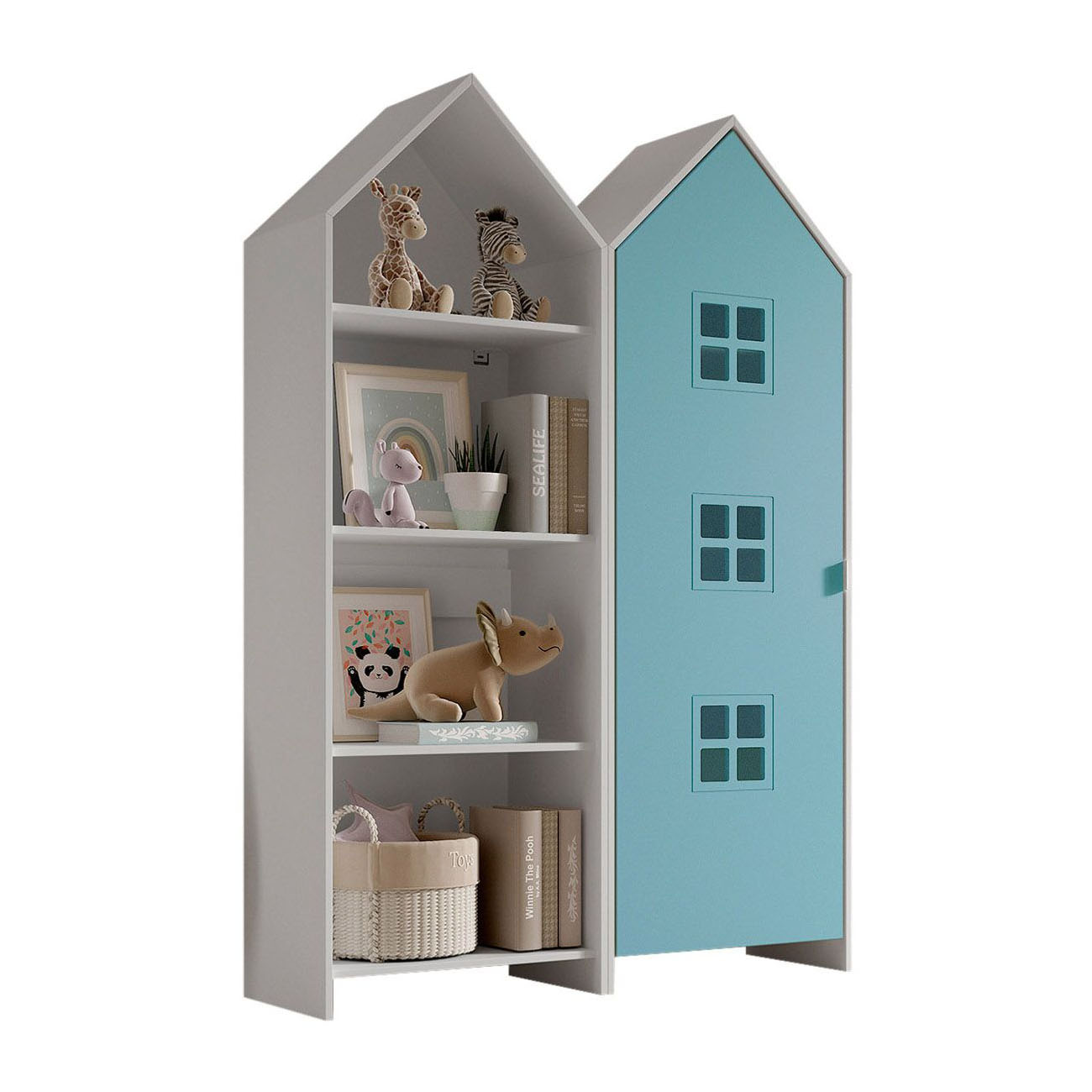 Regalschrank Casami Bruges 2-teilig Set Türkis