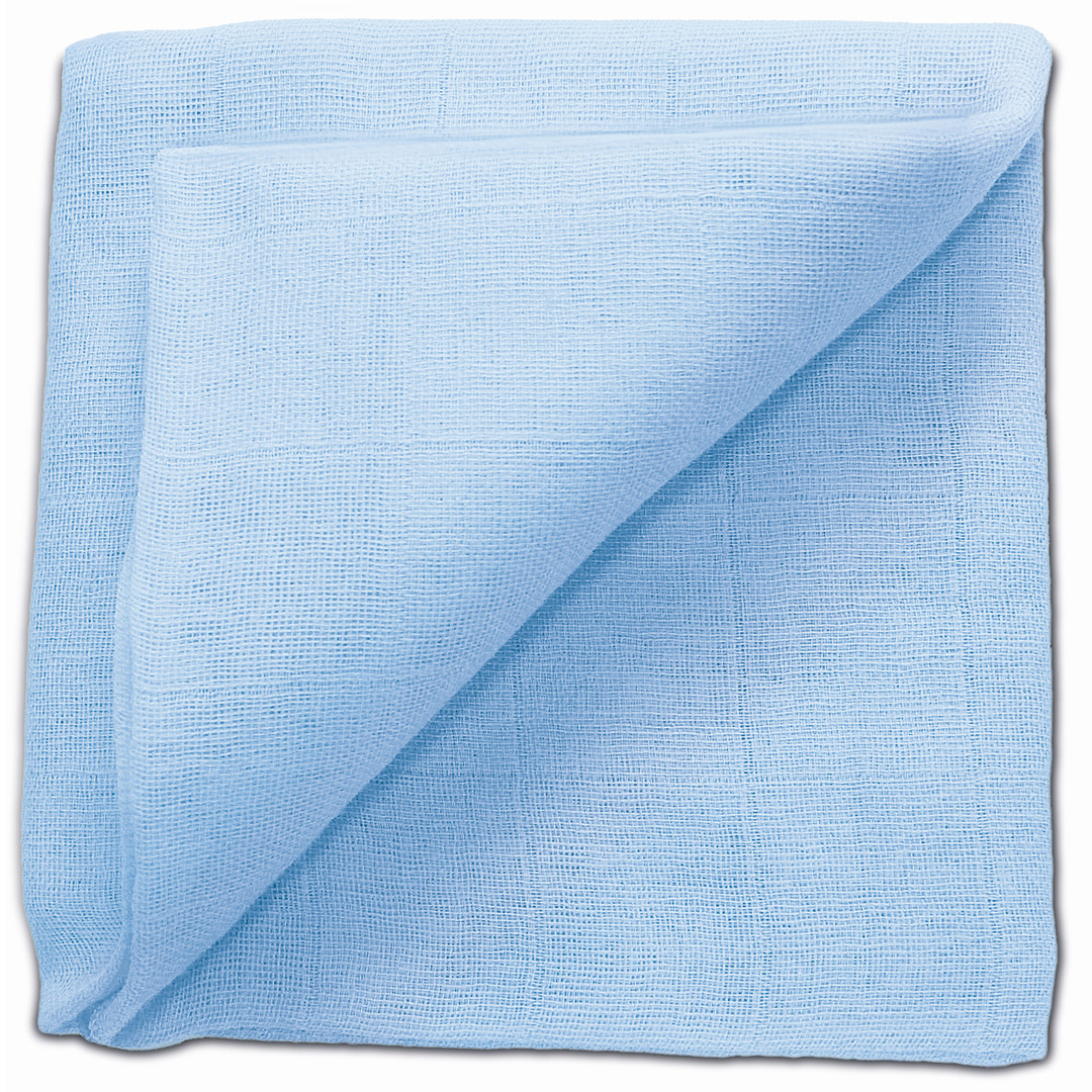 Gaze Spucktuch Uni Hellblau