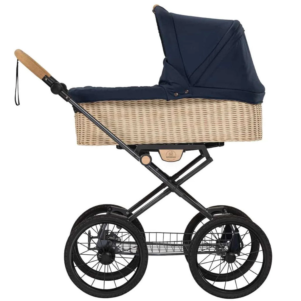 Kinderwagen IDA Babykorb Kornblume geflochten