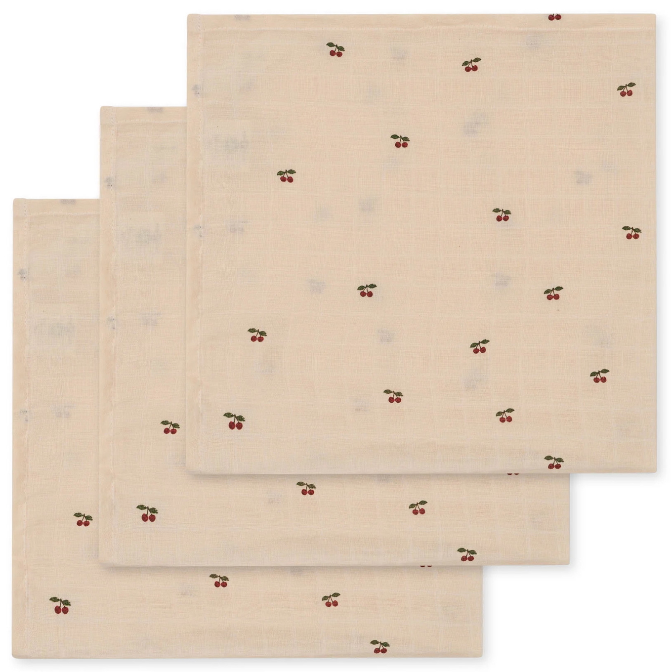 Spucktücher Cherry 3er Set