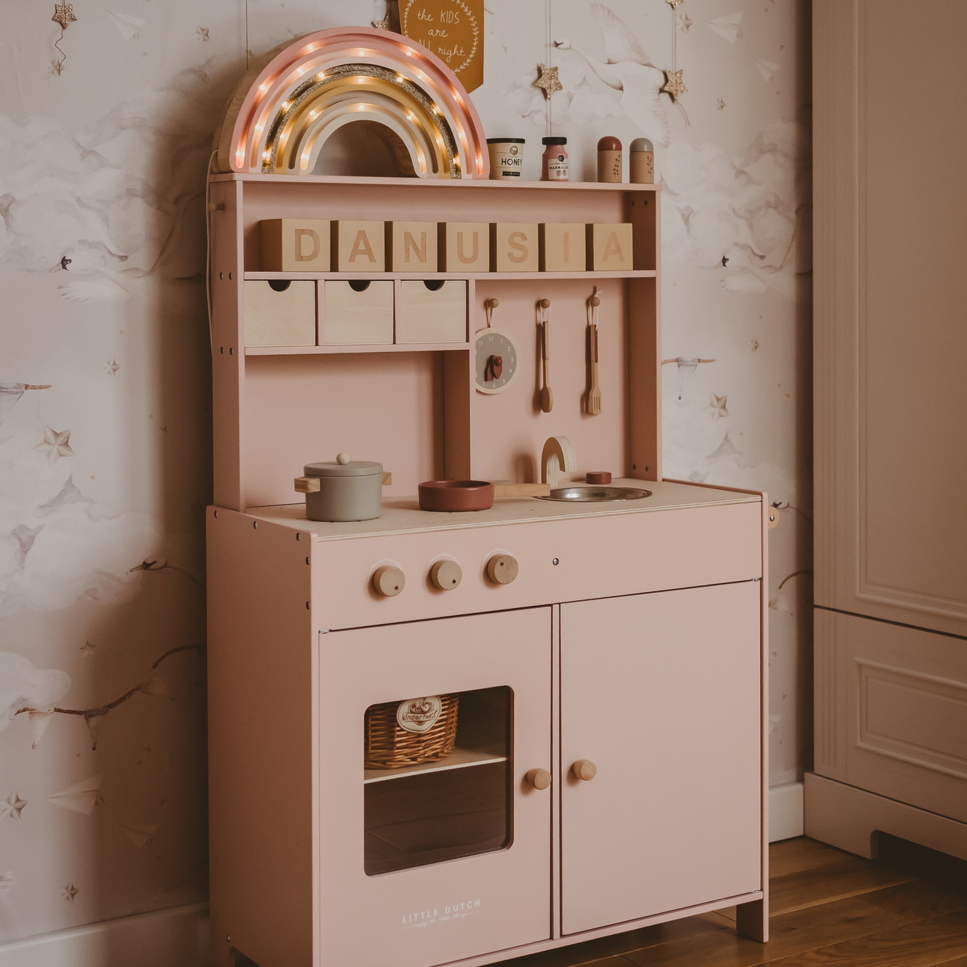 Nachtlampe Rainbow Golden Rose 3