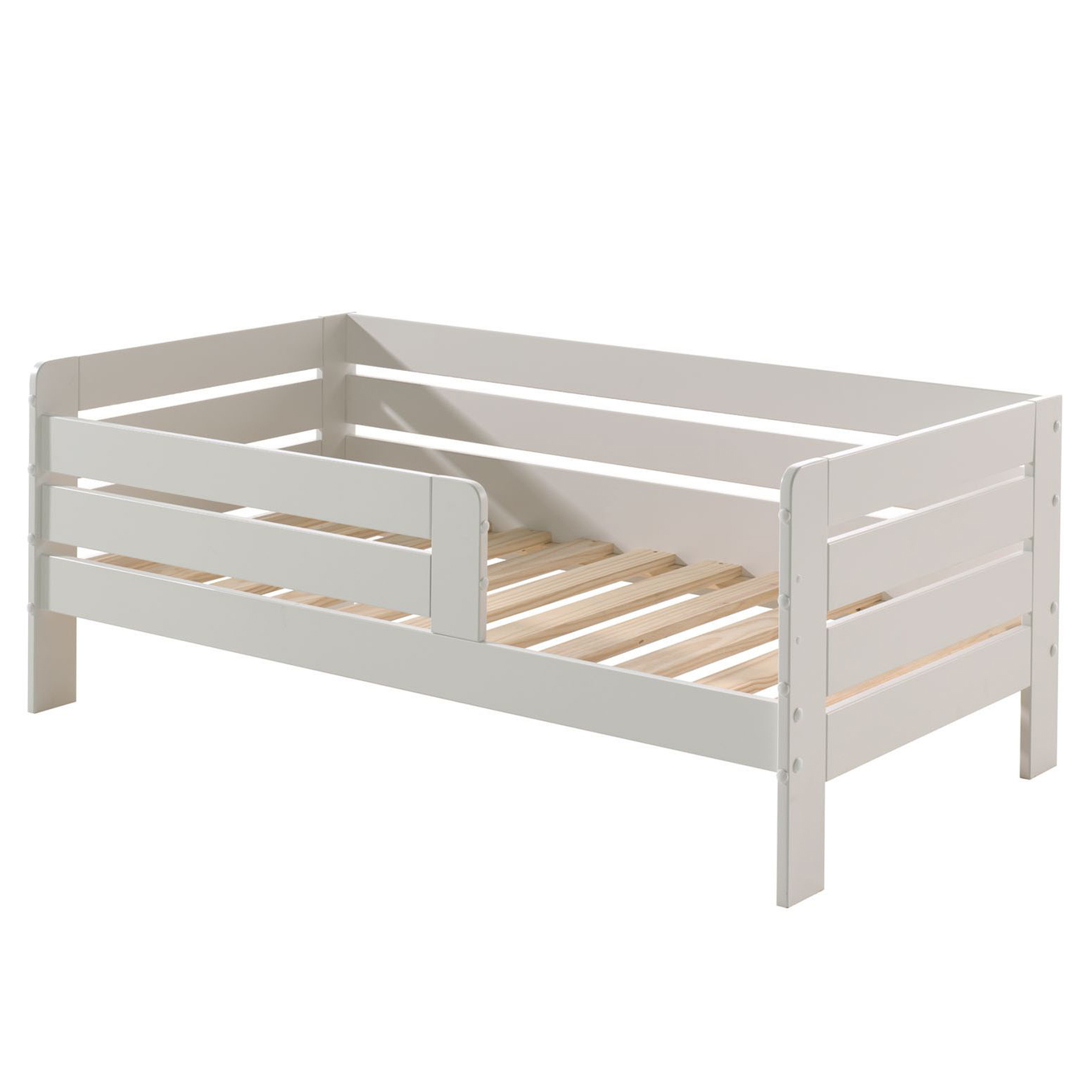 Juniorbett Peuterbed B 70 x 140 cm Weiss