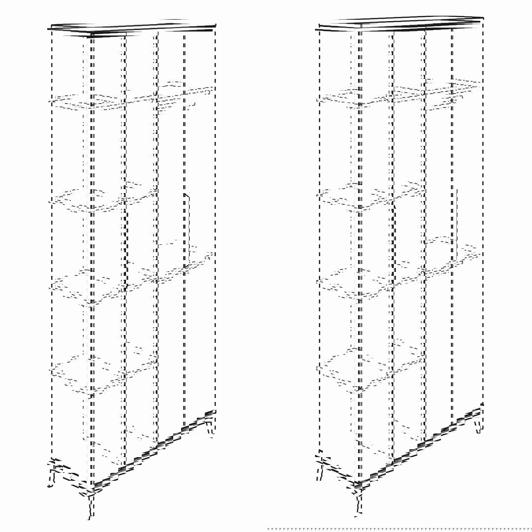 Kleiderschrank Tomke 4-türig 4