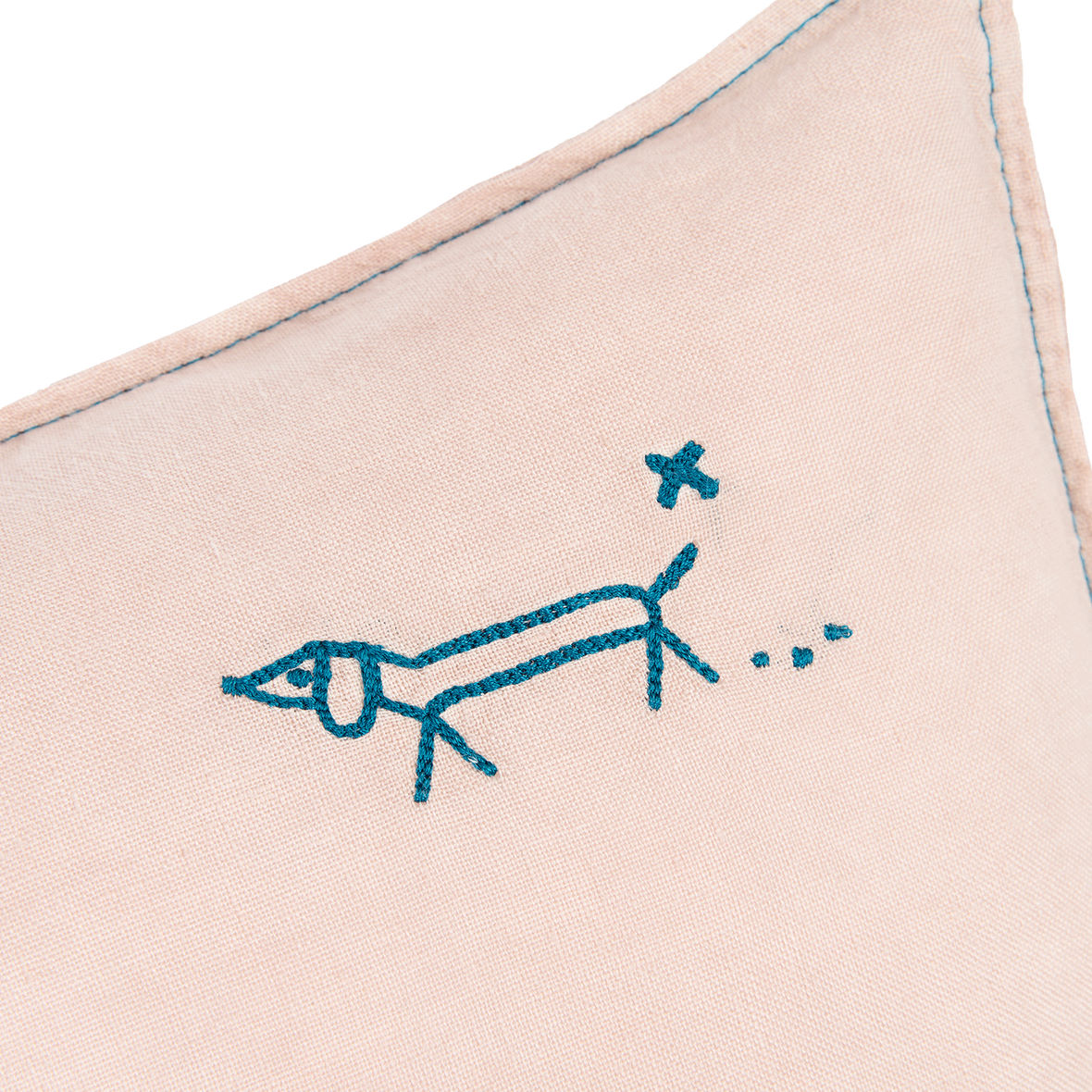 Dekokissen L1N0 Hund Rosa #2