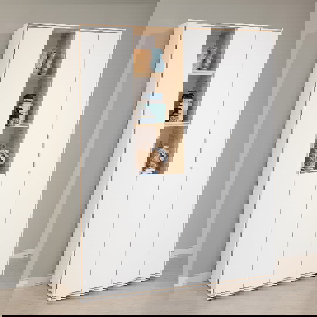 Kleiderschrank Lieven 4-türig mit 3 Fächer #2