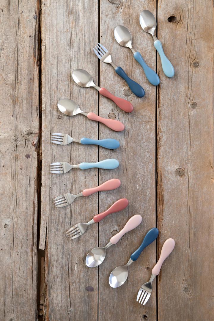 Löffel-Set Puderblau #2