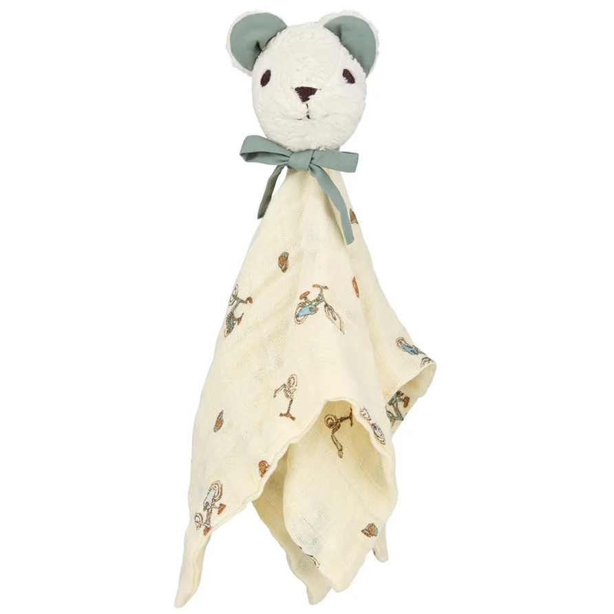 Kuscheltuch Bär Bicycles