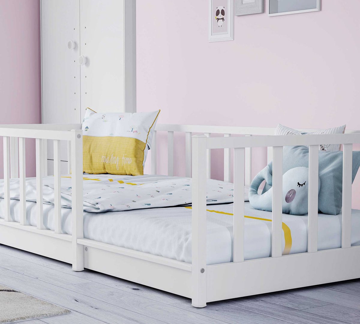 Bett Montes 90x190cm Weiss 4