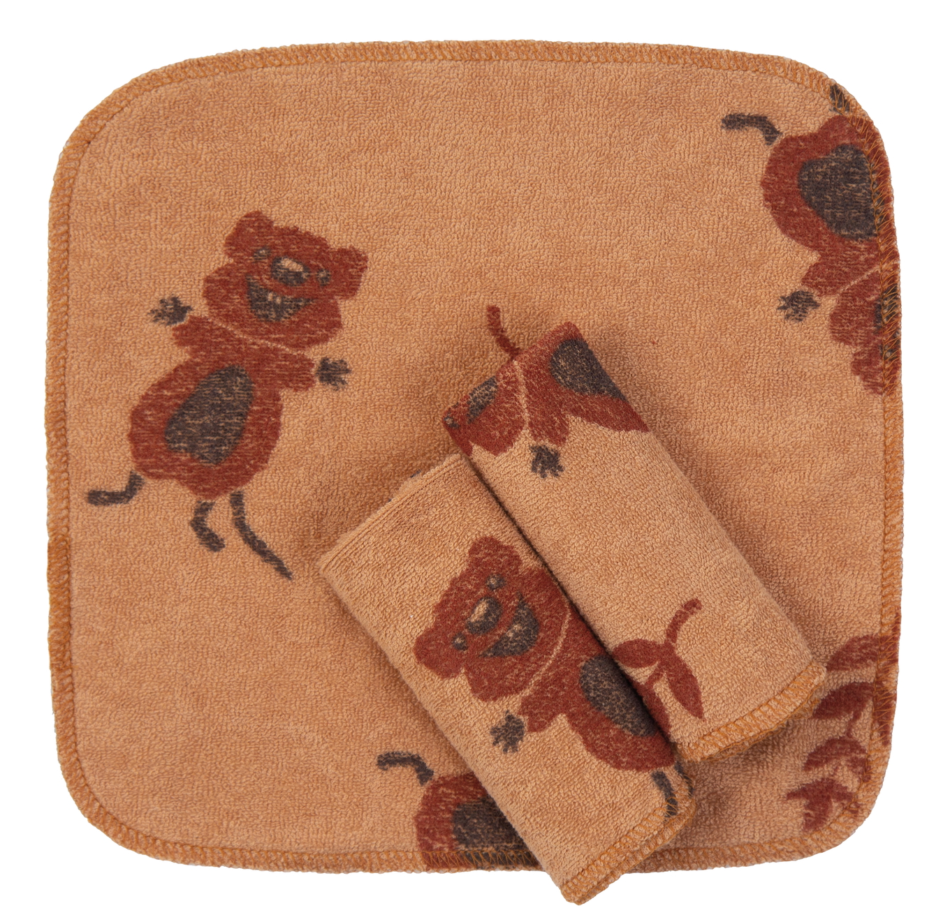 Waschtücher 3er Set Copper