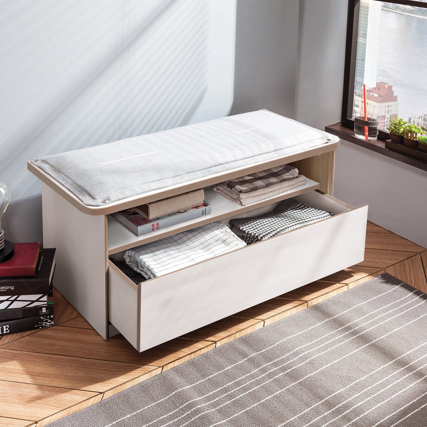 Sitzbank Modera mit Stauraum 3