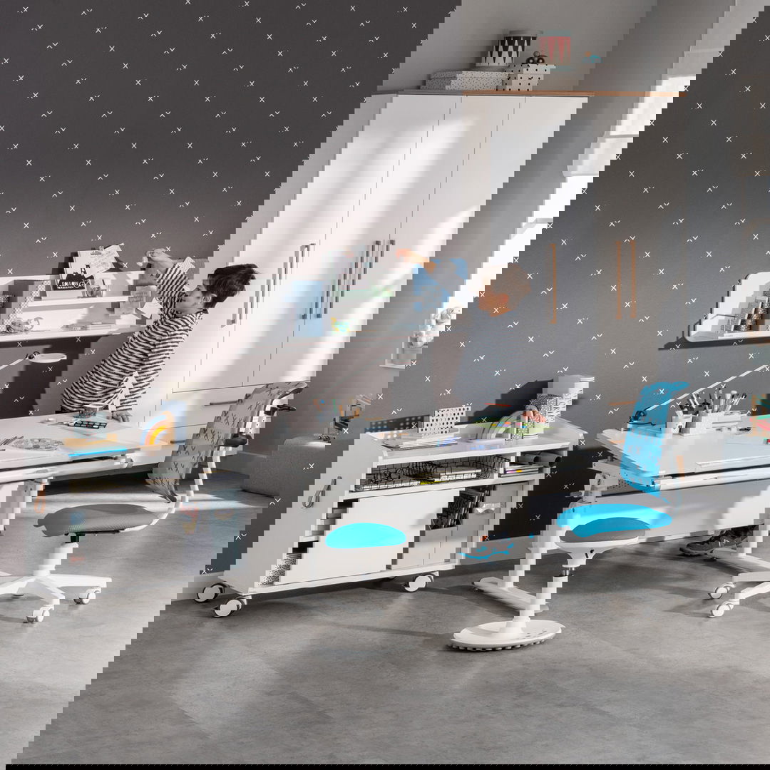 Bürostuhl Sino 2  Azurblau/X-Grau #2