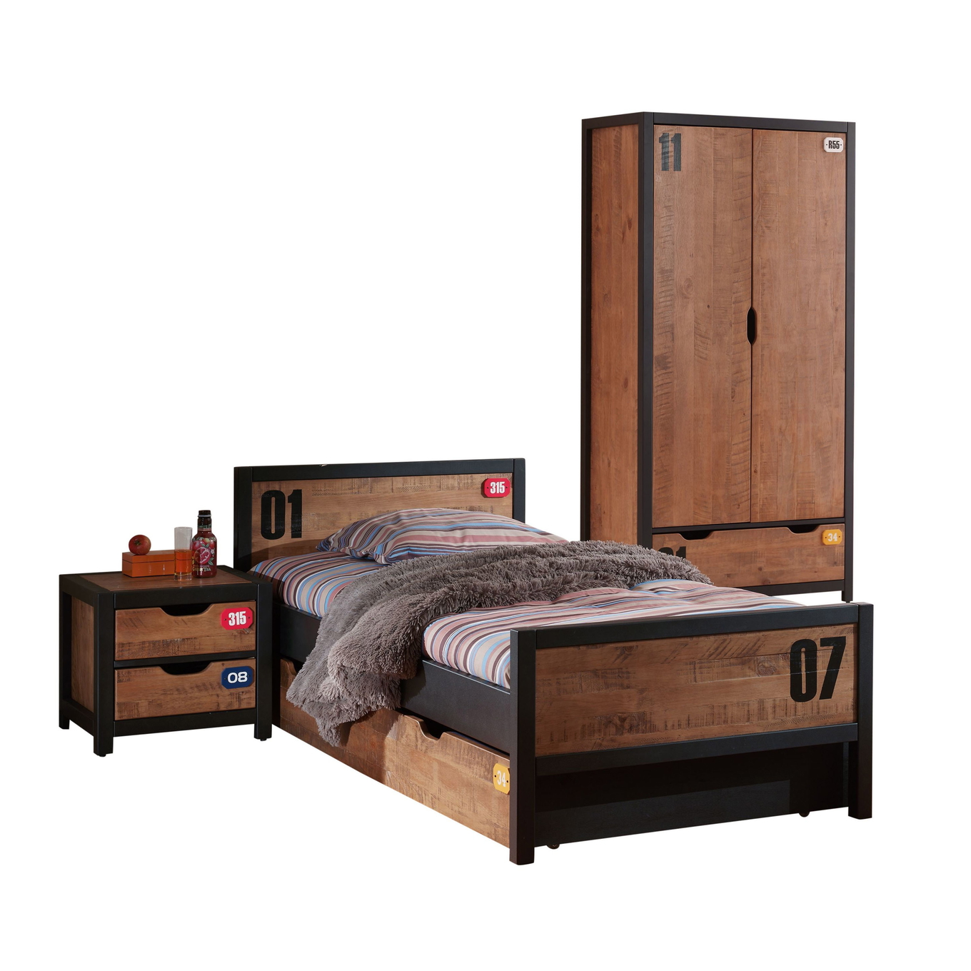 Kinderzimmer Alex 4-teilig Set