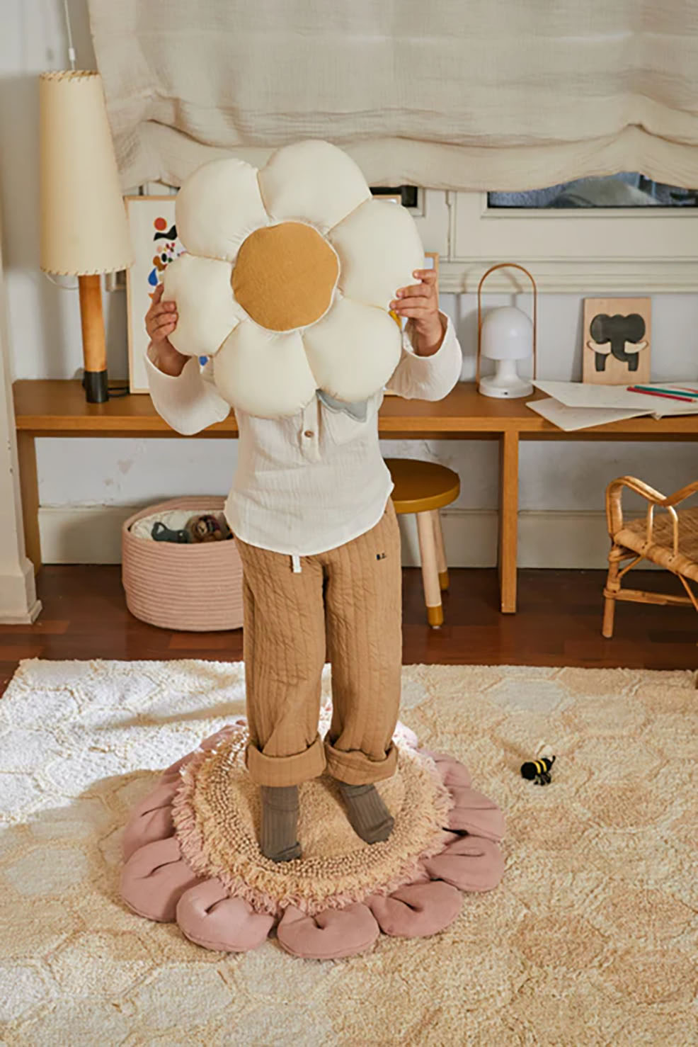 Sitzkissen Pink Daisy 5