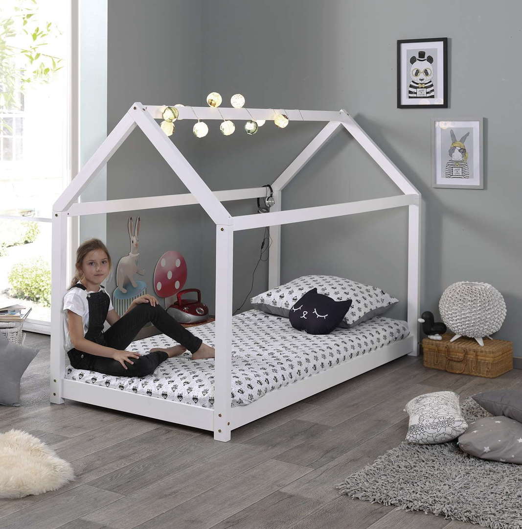 Hausbett Cabane Weiss #2