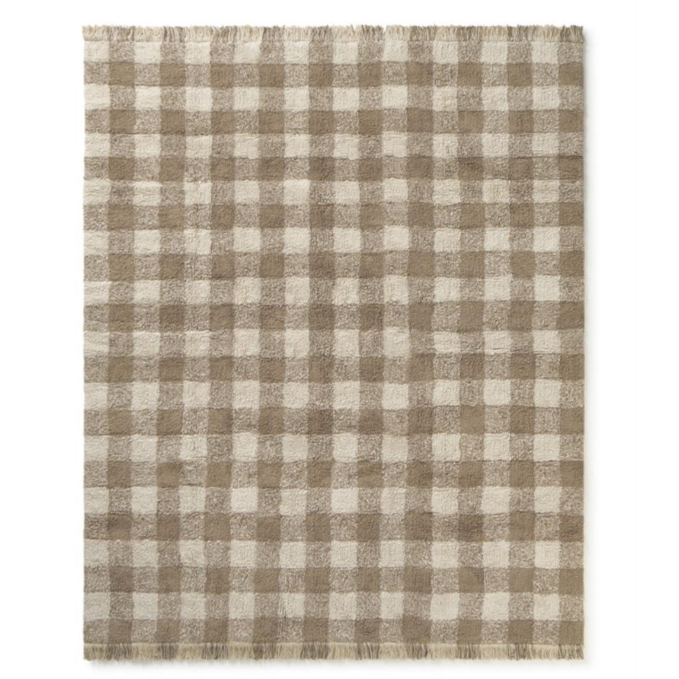 Teppich Vichy Marron, 150 x 180 cm