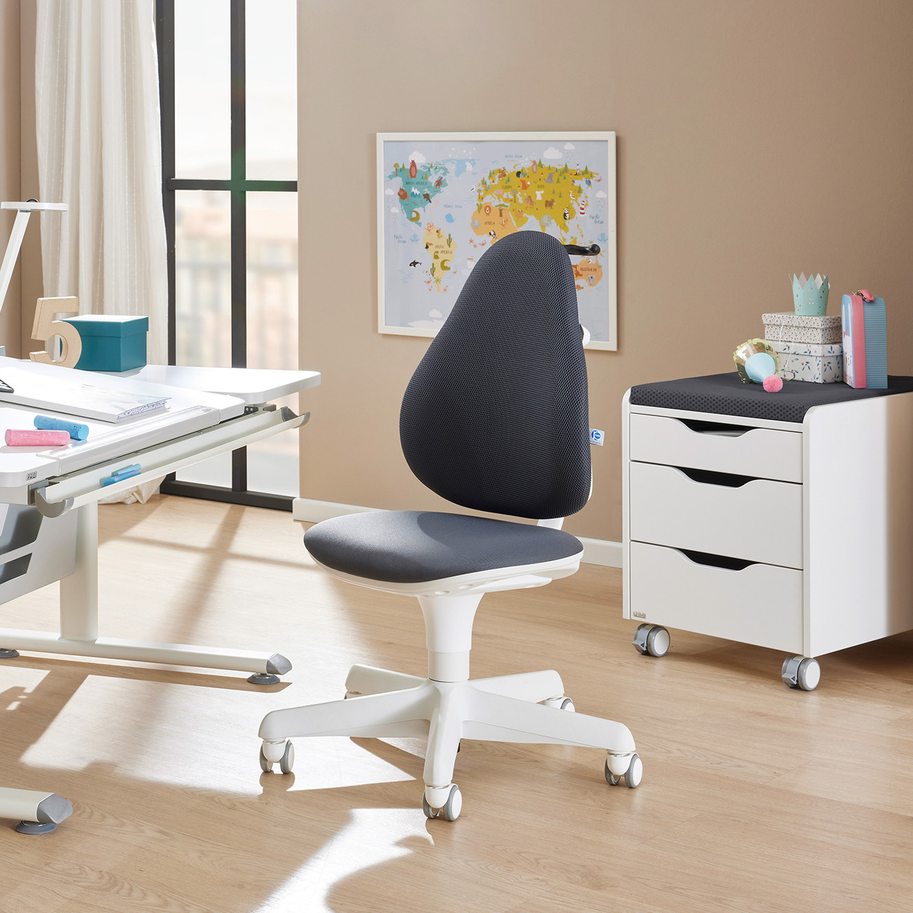 Bürostuhl Jooki Grau 3