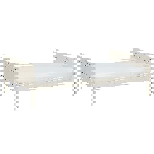 Bett Lifetime Weiss lasiert, 90 x 200 cm