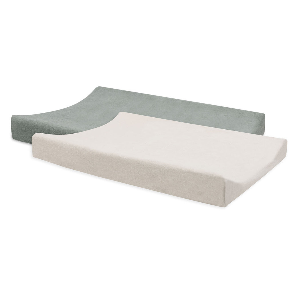 Wickelkissenbezug Frottee Sea Green/Ivory 2er Pack