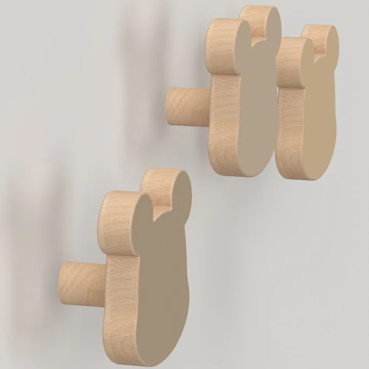 Wandhaken Bär 3er Set #2