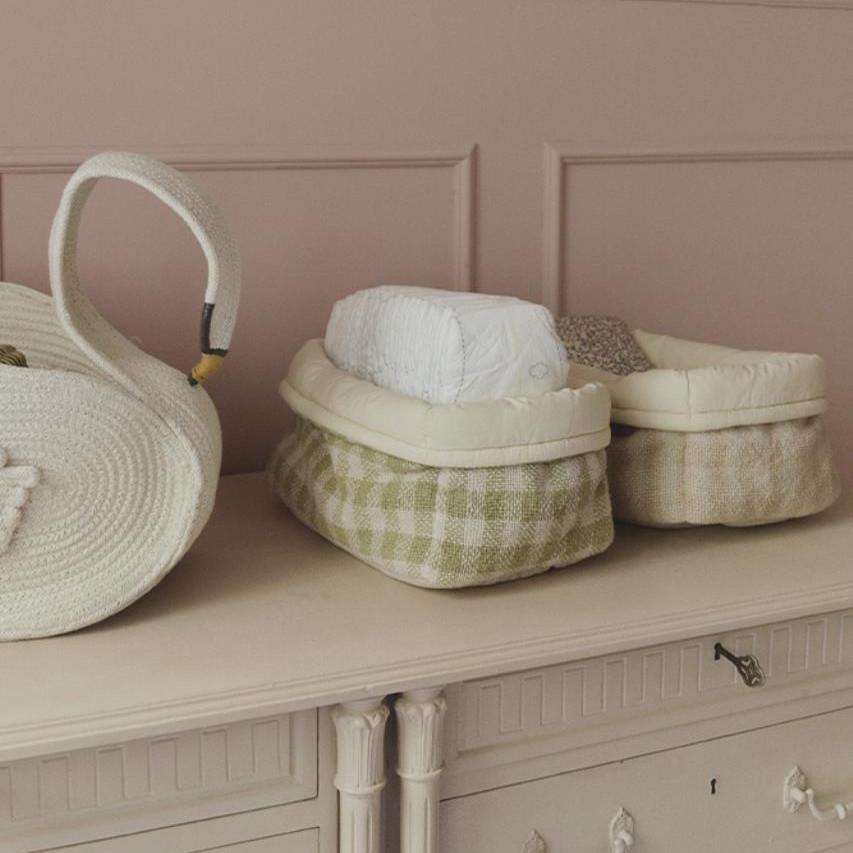 Pflegekörbchen Vichy Matcha #2