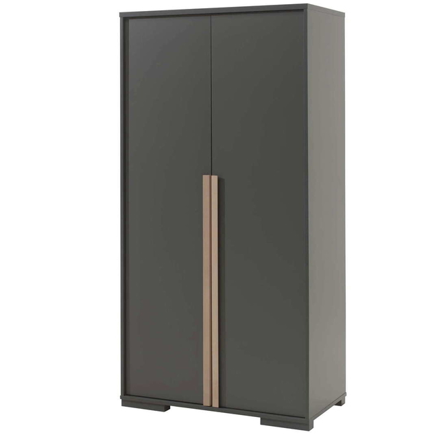 Kleiderschrank London Anthrazit, 2-türig