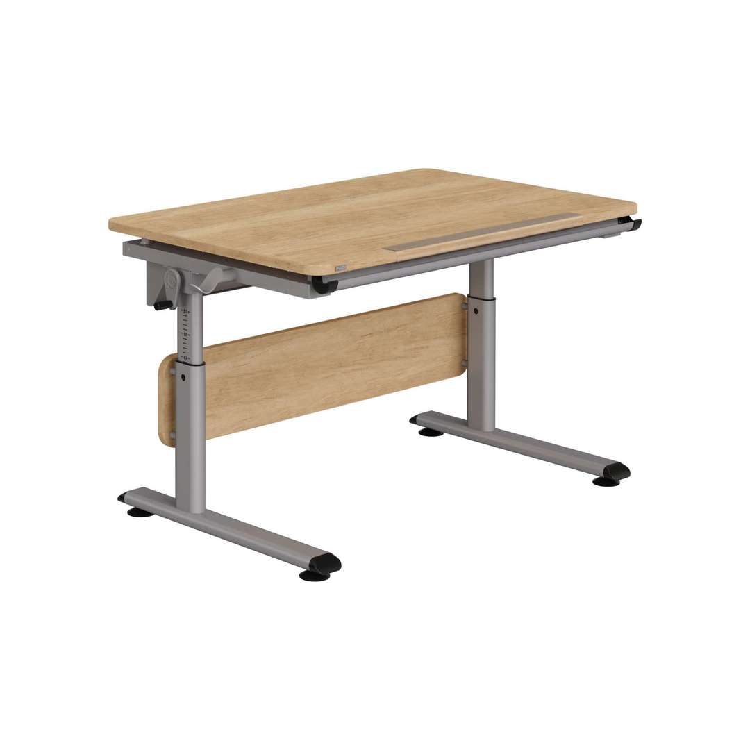 Schreibtisch Diego 105 Silber Braun