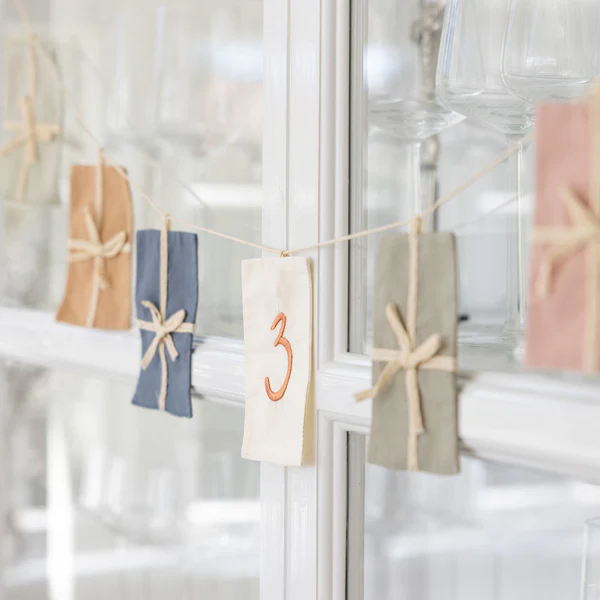 Girlande Geburtstagsfahne Blau #2