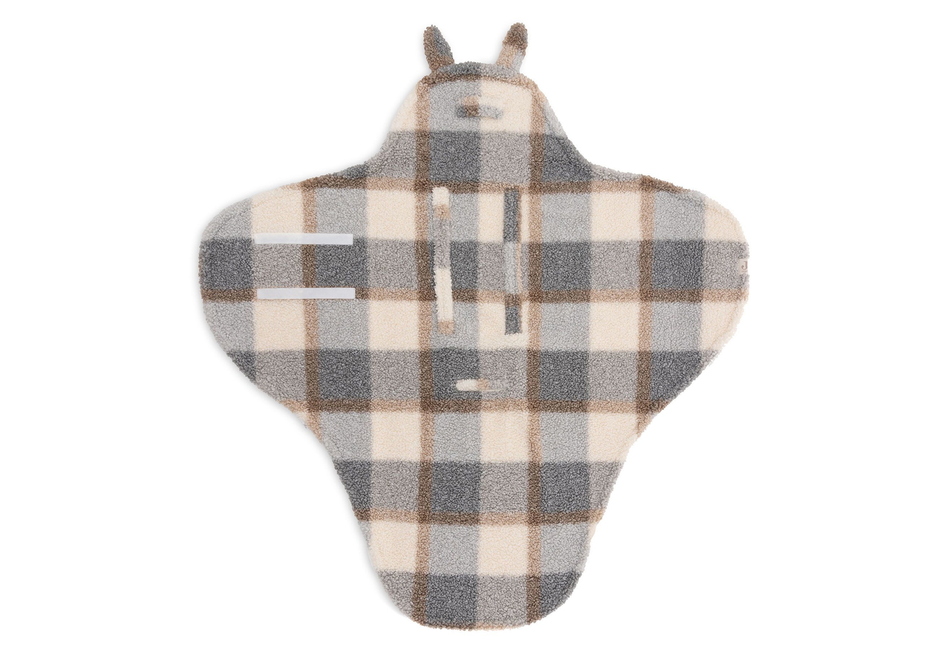 Einschlagdecke für Babyschale Hase Mehrfarbig 5