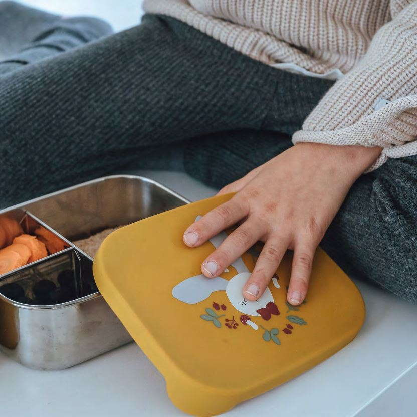 Lunchbox Hase Senfgelb #2