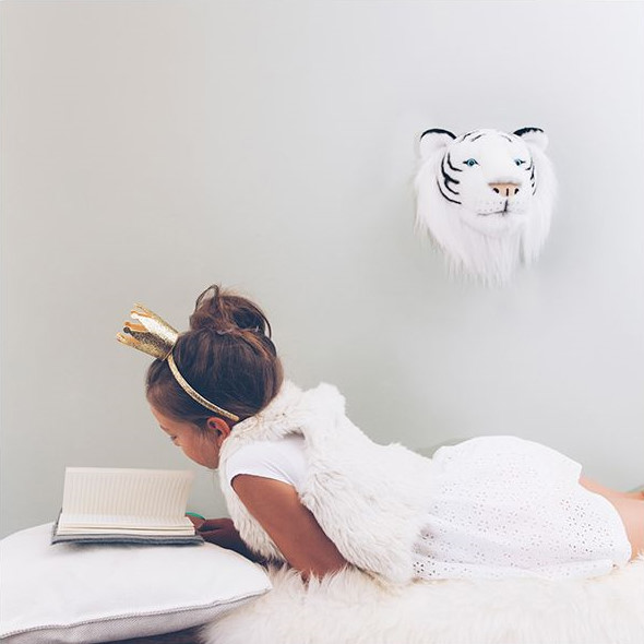 Tierkopf Weisser Tiger Albert #2