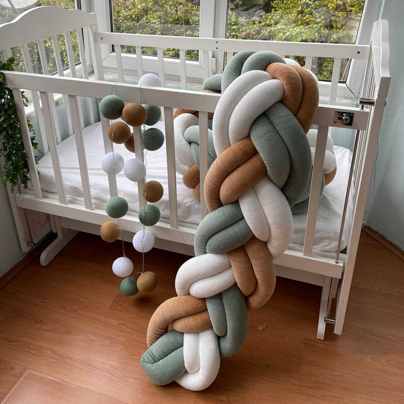 Bettschlange Mix 300cm Braun #2