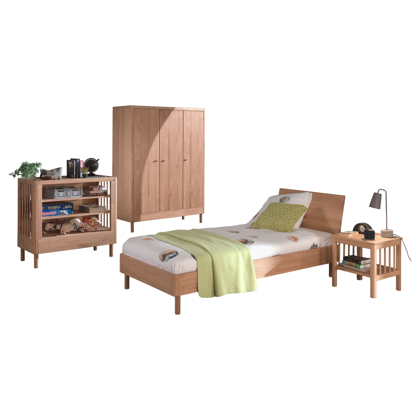 Kinderzimmer Forrest Eiche 4-teilig Set I