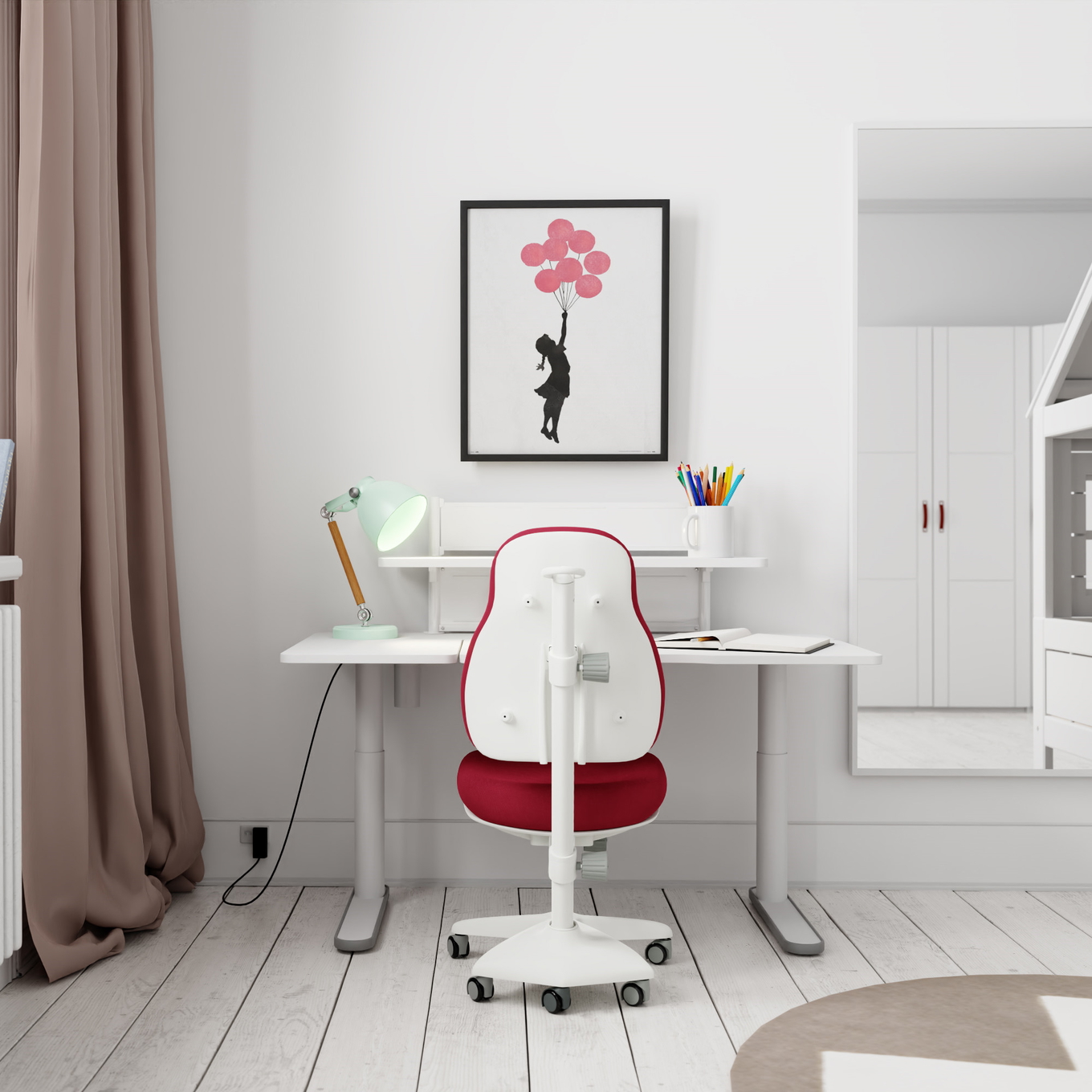 Schreibtisch Ergo Left-Up #2