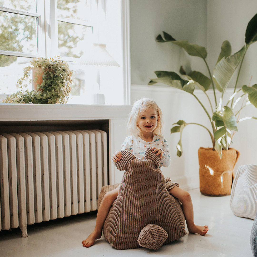 Sitzsack Teddy Lincoln S Dunkelbraun 3